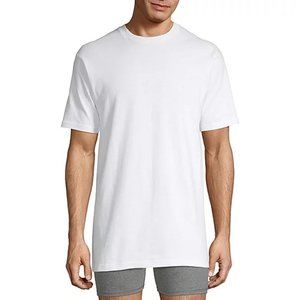 Stafford Heavyweight Mens 4 Pack Short Sleeve Crew Neck T-Shirt-Tall